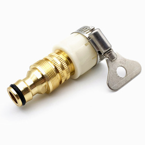 Brass Water Hose Connector 4mm Male Thread Quick Connect <b>Car</b> <b>Washer</b> Accessory - Product Image 1