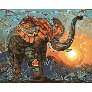 Personalice pinturas de bricolaje pintando por números en lienzos, incluidos lienzos enmarcados con pinceles y pintura acrílica - Product Image 5