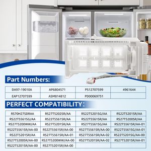 Conjunto de Máquina de Hielo DA97-19010A para Refrigerador Samsung, Compatible con las Series RS27T5200SR, RS27T5200SG/AA, RS22T5561SR, RS27T5201SR - Product Image 2