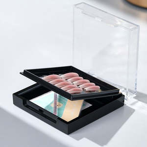 Boîte d'emballage d'ongles par pression personnalisés Boîtes d'ongles vides en plastique à deux couches pour presser les boîtes <span class=keywords><strong>de</strong></span> <span class=keywords><strong>faux</strong></span> ongles - Product Image 4