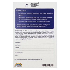 Recyclable Lottery Tickets Double-sided Color Printing <b>Scratch</b> off Lottery Eco- Friendly Paper Custom Lottery <b>Scratch</b> Tickets - Product Image 6