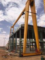 Pont roulant monopoutre sur mesure 5 tonnes 8 tonnes pour ligne d'assemblage de moteurs, avec option de palan à chaîne