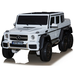 Coche eléctrico con licencia <span class=keywords><strong>G63</strong></span> <span class=keywords><strong>6x6</strong></span> para niños, 2 escaladores con control remoto, juguete para niños, camión con batería, novedad de 2020 - Product Image 1
