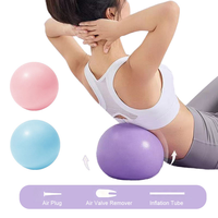 Ballon de Pilates anti-éclatement en PVC, petit ballon de rééducation dorsale, mini ballon de yoga pour la maison et la salle de sport