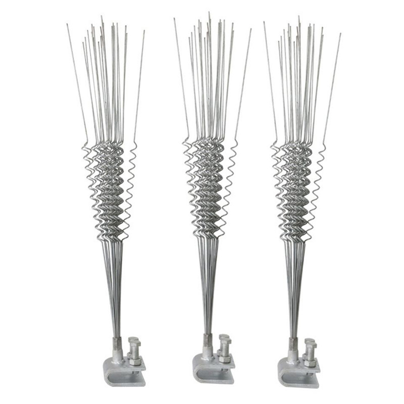 Highly Effective Metal Galvanized Steel 2mm Diameter Bird Deterrent Spikes for Power Transmission/ Telecommunication Tower