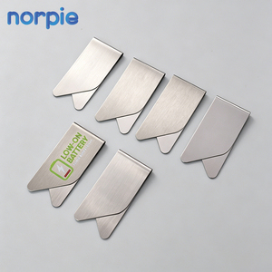 Clip para Billetes <span class=keywords><strong>de</strong></span> Acero Inoxidable Grabado, Diseño <span class=keywords><strong>de</strong></span> Estrella Hueca, Regalo <span class=keywords><strong>de</strong></span> Artesanía en Metal, Novedad Minimalista para Oficina - Product Image 5