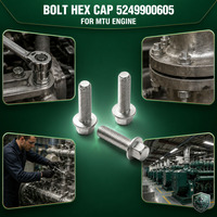 Boulon à bride hexagonale 5249900605 pour pièces de rechange de turbocompresseur de moteur diesel MTU 4000