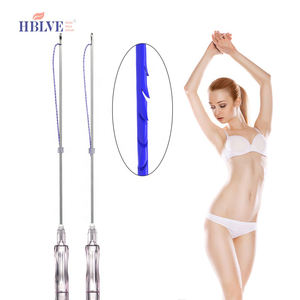 Yeni Kullanışlı Polidioxanona Cilt İplikleri Cog Dikenli İplik 4D Lifting Künt L İğneli <span class=keywords><strong>Pdo</strong></span> İplikleri - Product Image 1