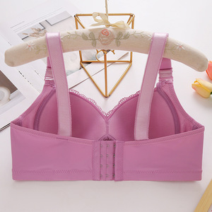 Nuevo Sujetador de Encaje de Lujo, Copa 3/4, <span class=keywords><strong>Talla</strong></span> <span class=keywords><strong>Grande</strong></span>, Sin Varillas, con Tirantes Ajustables, Cierre Trasero Transpirable para Madres con <span class=keywords><strong>Pecho</strong></span> <span class=keywords><strong>Grande</strong></span> - Product Image 2