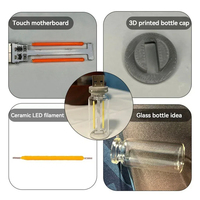Ampoule LED à filament rétro USB avec variateur tactile 5V, ampoule LED Edison rétro, veilleuse, éclairage décoratif LED pour le camping