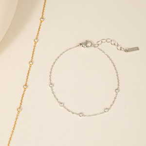 <span class=keywords><strong>Bracelet</strong></span> minimaliste empilable en zircon étincelant CLIORO, anti-ternissement et étanche, pour <span class=keywords><strong>femme</strong></span>, idéal pour le quotidien, les mariages ou comme cadeau - Product Image 5