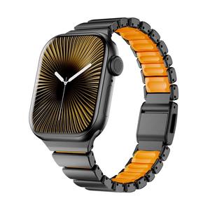 Correas de Reloj de Acero Inoxidable Delgadas, Impermeables y de Lujo, Compatibles con <span class=keywords><strong>Apple</strong></span> <span class=keywords><strong>Watch</strong></span> Serie <span class=keywords><strong>7</strong></span> de 45 mm - Product Image 5