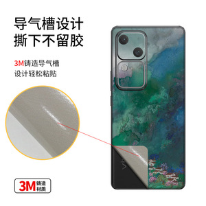 Film arrière Vivo S18 avec cadre autocollant de dessin animé pour la décoration du téléphone portable LX C1900 - Product Image 3