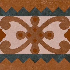 Azulejos de Cerámica Modernos Cuadrados <span class=keywords><strong>Paris</strong></span> Rose - Diseño Rojo - 200*200mm - Para Piso y Pared de Sala de Estar, Balcón y Hotel - Product Image 2