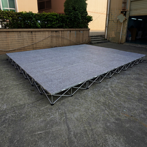 เวทียกพื้นอะลูมิเนียมแบบประกอบเร็ว พร้อมพื้นปูพรม ลดราคา - Product Image 1