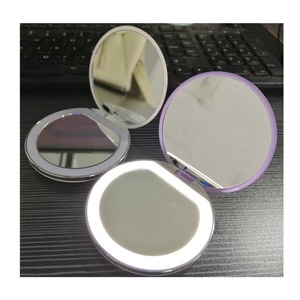Portable LED <b>Mirror</b> for Makeup with Light Handheld Small <b>Mirror</b> USB Charge <b>Foldable</b> <b>Mirror</b> - Product Image 2