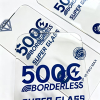 Protection d'écran en verre trempé ultra-fin 8K 500C 3D sans bordure, dureté 9H, antistatique, pour 18 Pro Max 17 16 Super Clear