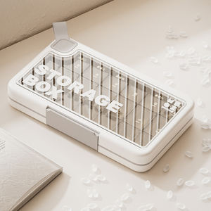 Boîte de pilulier portable de 7 jours avec compartiments quotidiens (mon-soleil) étui hermétique pour sac Kit de <span class=keywords><strong>pharmacie</strong></span> de voyage sans BPA - Product Image 3