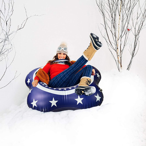 Tube à neige gonflable en PVC épais de 0,6 mm, résistant au froid, pour le plaisir en plein air en hiver, utilisation universelle pour adultes et enfants - Product Image 3