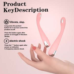 هزاز بـ9 سرعات و5 نبضات قابل لإعادة الشحن عبر USB مقاوم للماء IPX7 لتحفيز البظر ونقطة G للنساء - Product Image 5