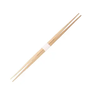 Baguettes en bambou à double pointe avec pochettes en papier