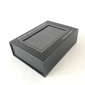 Màu đen tùy chỉnh các tông từ Hộp Quà Tặng Matt Cán dập nổi có thể tái chế hộp cứng nhắc cho dầu sơn móng tay (lót xốp) - Product Image 4