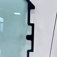 401006115 Nouveau pare-brise avant pour chargeuse sur pneus YongXiang XCMG XC750.750D, pièces de rechange pour engins de construction, réparation