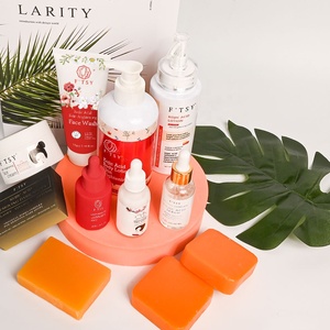 Marque privée Savon fait à la main blanchissant biologique Barre de savon à l'acide kojique Sérum <span class=keywords><strong>Lotion</strong></span> Nettoyant pour le <span class=keywords><strong>visage</strong></span> Ensemble de soins de la peau - Product Image 4