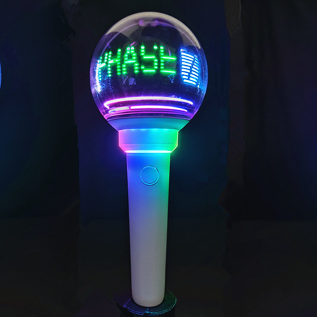Customized Concert Acrylic Light-Up Hand Lamp Ball Glow Stick Stage Atmosphere Support Korean Star Creative Cheer HE-B580