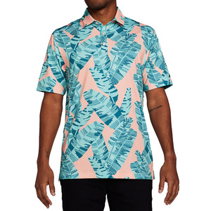 Lightweight Slim Fit <b>Men's</b> Golf Sportswear <b>for</b> T-<b>Shirt</b> Custom Embroidery Logo Full Print Stretch Quick Dry Knitted Jersey - Product Image 1