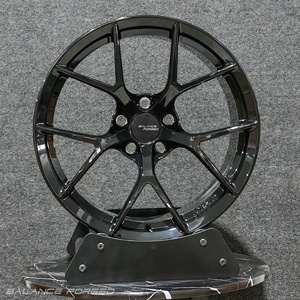 Jantes forgées style FI-R noir brillant 19 20 21 pouces 5x114.3 5x120, jantes à rayons performantes pour <span class=keywords><strong>Ford</strong></span> <span class=keywords><strong>Mustang</strong></span> Toyota Supra <span class=keywords><strong>Mustang</strong></span> GT - Product Image 3