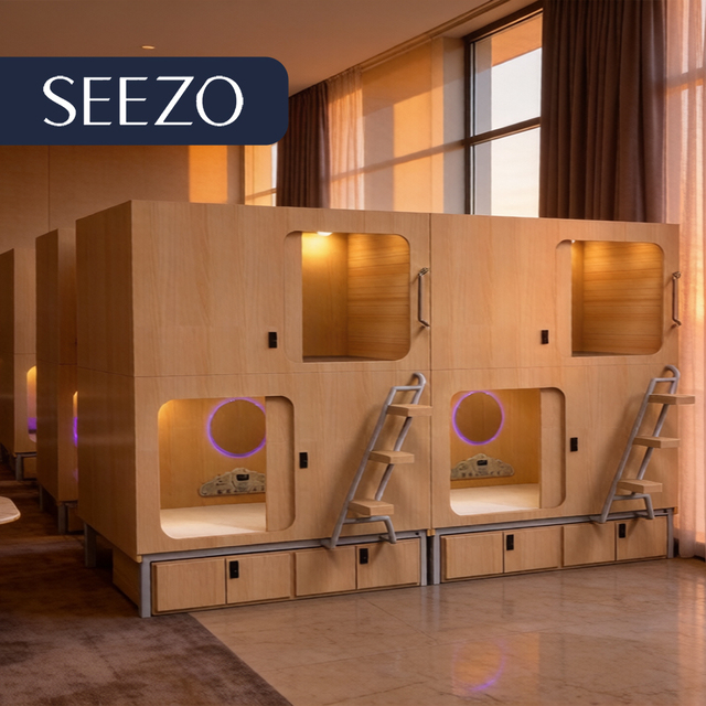 Factory Wholesale Newest Capsule Hotel Bed Sleep Pod Bed Starry Sleeping Pod Smart Control Sleeping Pods for Capsule Hotel