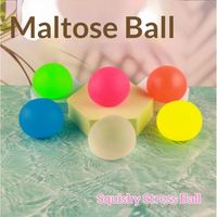 Nouveau Jouet de Décompression Animal en Maltose à Pétrir, Balle de Sirop Marine Squishy, Jouet Créatif à Rebond Lent Anti-Stress pour Cadeau