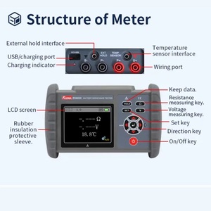 Testador de Impedância Interna de Bateria de Lítio Portátil FUZRR ES8020 (1,5% +5) Precisão Resistência Interna Tensão Temperatura - Product Image 3
