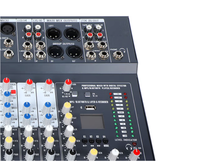Console Audio de mélangeur 12 canaux de vente d'usine avec équipement de mélangeur DJ USB Bluetooth pour entrée d'enregistrement d'ordinateur interrupteur d'alimentation 48V
