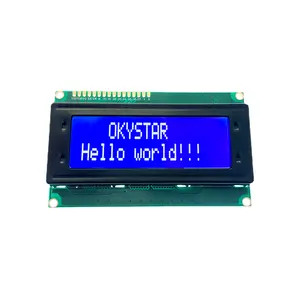 Controlador confiável e versátil de luz de fundo azul SPLC780 para várias aplicações, módulo de exibição de caracteres LCD 2004A 20x4 5V