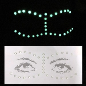 Tatouages temporaires personnalisés qui brillent dans le noir Autocollant de tatouage écologique pour accessoire de mode et art corporel - Product Image 5