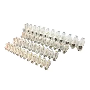 3A 5A 10A 20A 30A 60A PE Material Transparent Electrical Terminal For Luminaire 12 Pin 12 Way Connector Strip Terminal Block