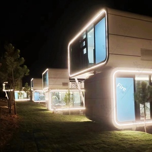Casa Móvil Integrada de Doble Capa Tipo Cápsula Espacial, Villa Móvil con Sol, Alojamiento en Almacén, Casa Estrellada - Product Image 1