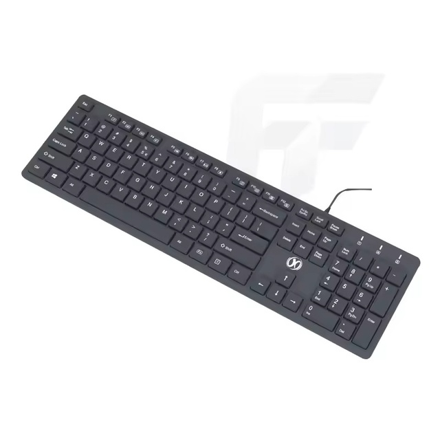 Computer Gaming Desktop Office Typing Home Laptop External Silent Wired Scissor Switch 104-Key PS/2 Matte Backlit Chocolate Film