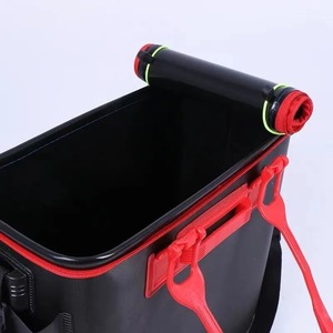 Sac de pêche pliable et portable en EVA, imperméable, avec double compartiment pour la protection des poissons, multi-usages, unisexe - Product Image 3