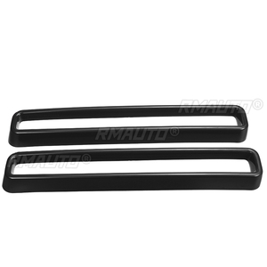 Kit de 2 grilles de calandre avant en fibre de carbone pour Dodge Challenger 2015-2020, noir, bleu, rouge, jaune - Product Image 3