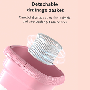 <b>Portable</b> <b>Mini</b> Automatic Chinese <b>Washing</b> <b>Machine</b> Small Household Plastic With and Manual Power Source Professional <b>Washing</b> Machin - Product Image 6