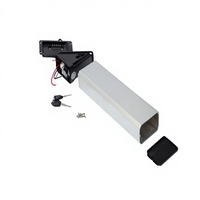 Carcasa Integrada para Batería de Bicicleta Eléctrica ALX079, 36V-72V, Compatible con 18650/21700, Directo de Fábrica para Ensamblaje Automatizado