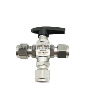 บอลวาล์วสแตนเลสคิง 3000PSI 1/2 นิ้ว วาล์วอัดแรงดันสูงสำหรับน้ำ อากาศ น้ำมัน - Product Image 1
