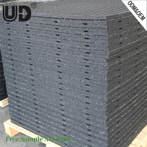 Revêtement de sol en caoutchouc pour salle de sport, capacité de charge exceptionnelle, tapis de gym en caoutchouc ignifuge pour FIBO Arabia - Product Image 4