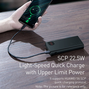 Pour baseus <span class=keywords><strong>Adaman</strong></span> Metal Digital Display Quick Charge Power Bank 22.5W - Product Image 4