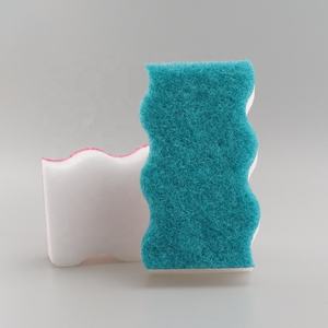 Nouveaux produits pour la maison et la cuisine éponge originale en mélamine avec tampon à récurer couleurs éponge <span class=keywords><strong>papa</strong></span> éponge vert - Product Image 3