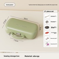 Kit de couture portable de voyage, fournitures de couture pour la famille, ensemble de réparation, fil, boutons, boîte de couture d'urgence, mini organisateur