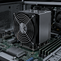 KYL1718-4UA Pendingin CPU Aktif 4U untuk Seri AMD Ryzen 7000, Soket LGA1718, TDP 170W, Kipas Delta 120mm